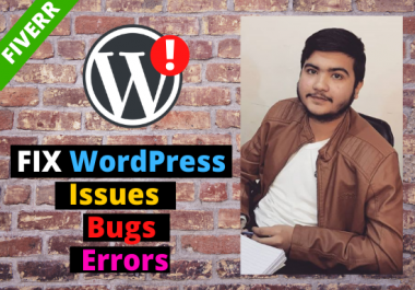 I will fix wordpress issues of your website in 24h