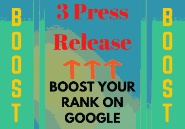 Get a 3 Press Release on High TF Sites