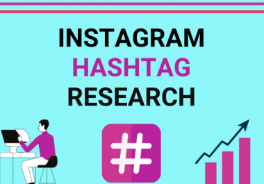 I will research targeted Instagram Hashtags to grow your page