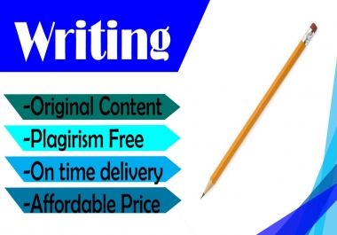Write SEO friendly content,  articles and blogs