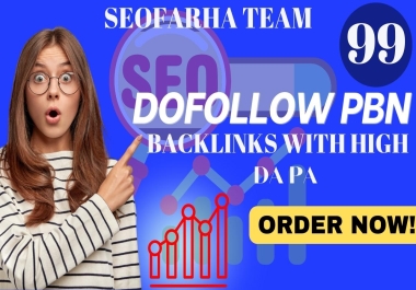 I will do 50 homepage parmanent dofollow backlinks with high da pa