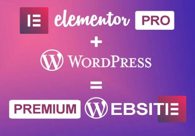 I will design or clone WordPress Website using Elementor Pro Page Builder