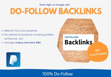 Get 1000 Premium Quality Dofollow Backlinks