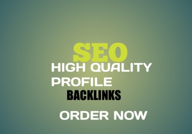I will create high da pa profile backlinks to boost your ranking