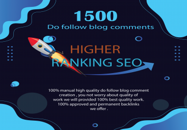 i will boost your website ranking build 1500 high quality dofollow backlinks DA 20 to 90