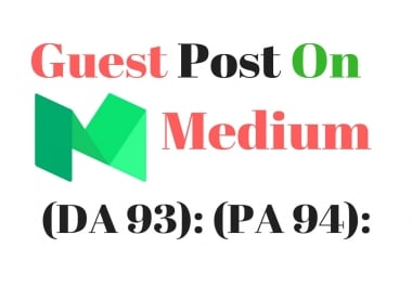 Post a 500 words article on Medium. com with 2 backlinks,  article is inlcuded