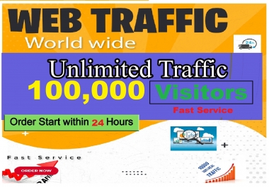Real Web Traffic 100,000 Worldwide Traffic Service