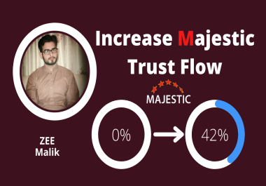 I will increase your website trust flow tf 40 plus
