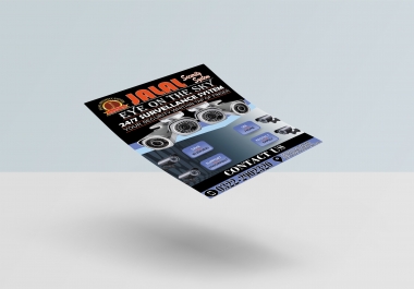 I will design modern pamphlet for you