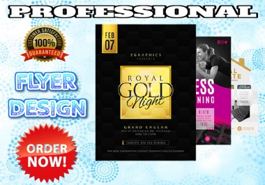 I will design a flyer for print and digital use