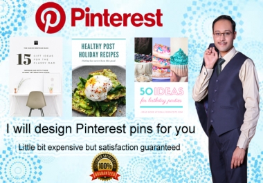 I will create beautiful pinterest pins for your blog posts