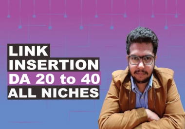 I will do 1 link insertion niche edit guest post SEO backlinks