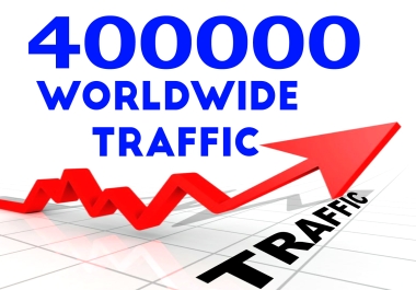 Real Human 400000 Website Traffic Worldwide