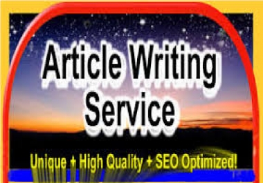 1000 Words SEO Friendly Article Writing
