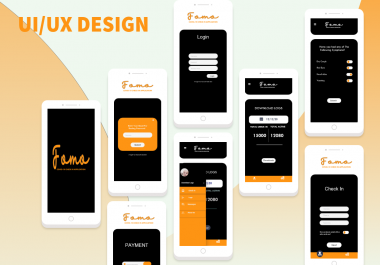 i will design awesome ui or ux design for you Mobile App and web ui