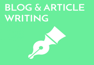 Write 2x500words of Content writing,  Article writing and Blog post.