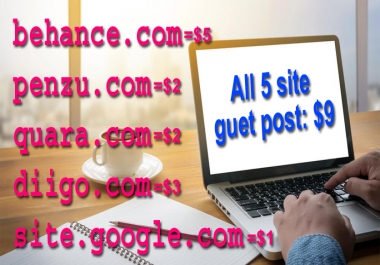 i can publish 5 guest post on high DA site