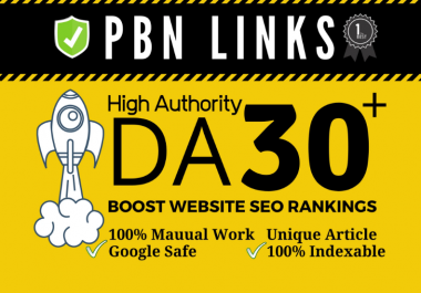 I will do 30 permanent powerful high da dofollow backlinks for seo
