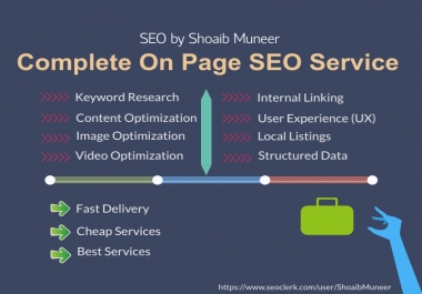 Complete On Page SEO Service To Rank To Site Fast