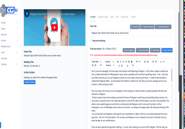 Transcribe Youtube Videos and Upload to Wordpress