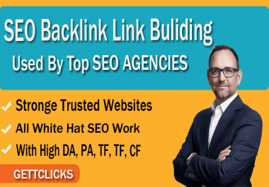 I will 50 SEO backlinks white hat manual link building service DA 30 to 90 for google ranking