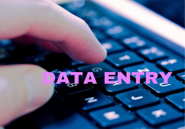 Accurate and Reliable Data Entry Services