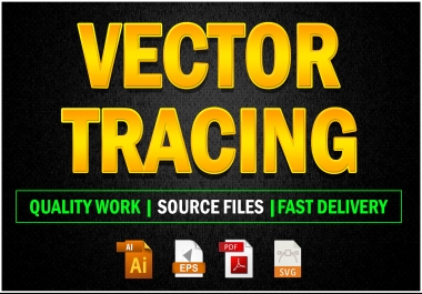 Vector Tracing Your Logo,  Image Icon,  Convert To Vector Trace