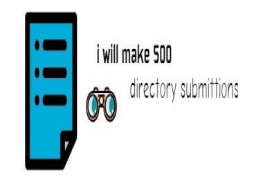 I will submit your website to 500 directories in no time