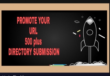 I CAN DO 501 DIRECTORY SUBMISSION within a day