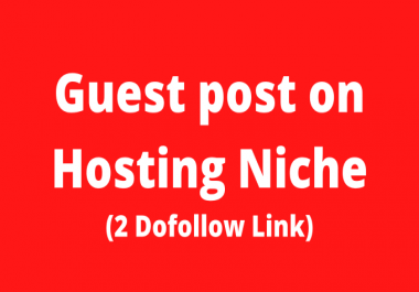 I will guest post on my hosting site