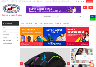 I will create a wordpress Ecommerce website and do bug fixing