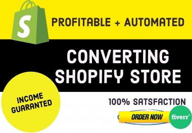 High Converting Full Shopify Store Development