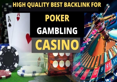 5 PBN Backlinks Permanent Poker Gambling Casino Websites
