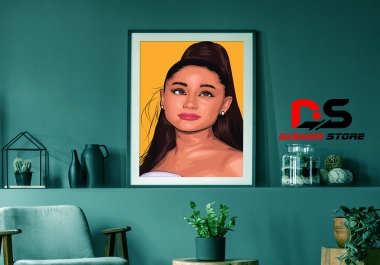 Custom Vector Art Portrait,  Vector Illustration,  Custom Drawing,  Cartoon Portrait,  Personalized Port