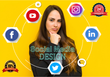 Design Professional social media cover / posts / Ads for your social media post