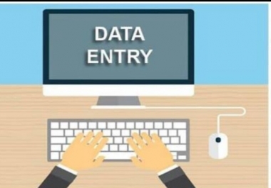 I will do data entry work on ms word,  I Can type a paragraph.