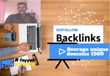 I will do 1000 unique domains do follow backlinks