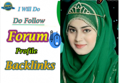 I will build 100 dofollow forum profile backlinks for you