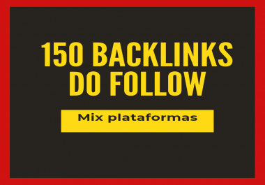 150 backlinks dofollow high quality