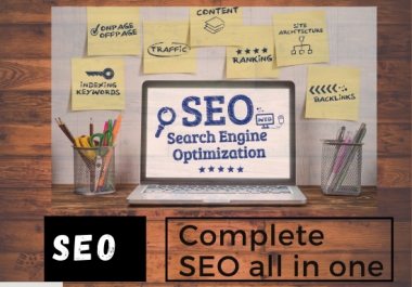 I will do complete SEO for your website.