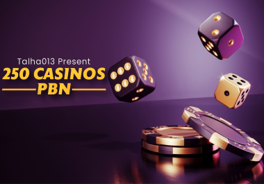 Rank Your Website with 250 PBN DA 50 + Casino backlinks