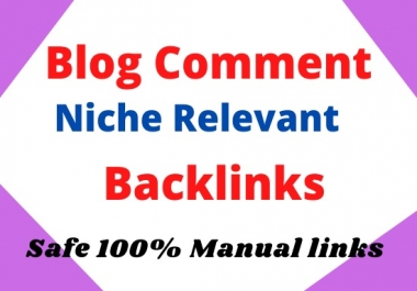 Create 500 manual high authority blog commentdoollow backlinks