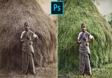 I will color your black and white Old photo or restore your photo