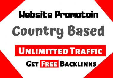 I will Drive Country Based Website Traffic Promotion