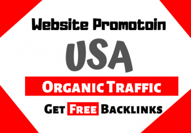 I will send organic USA traffic to your website