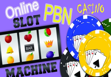 Get to the top with 100 High DA/DR premium PBN backlinks for Casino,  JUDI BOLA Gambling.