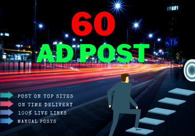 I Will Provide 60 AD Post on High Authority site.