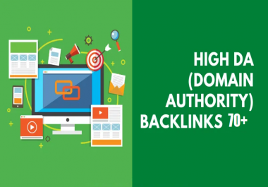DA70+ Domain Authority Backlinks