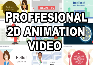 I Will Create A Full Custom Professional 2D Video