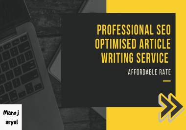 Professional SEO optimised article writing service 500words